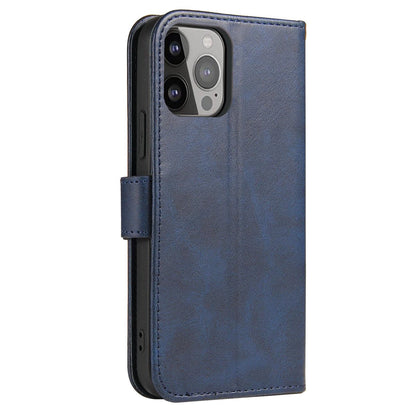 Wallet Case with Stand for iPhone 15 Plus Magnet Case - blue_3