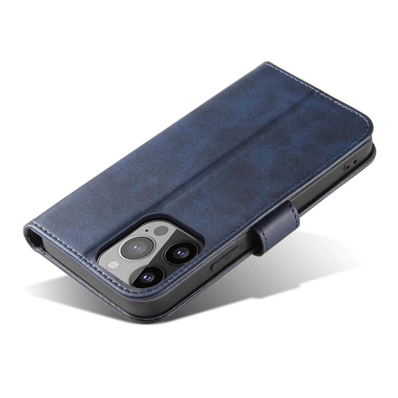 Wallet Case with Stand for iPhone 15 Plus Magnet Case - blue_4