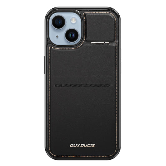 3in1 Wallet Case with Stand for iPhone 14 Plus MagSafe RFID Blocker Dux Ducis Rafi Mag - Black_0