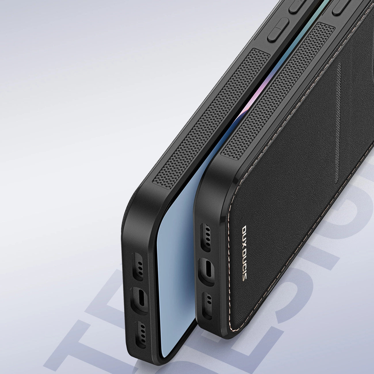 3in1 Wallet Case with Stand for iPhone 14 Plus MagSafe RFID Blocker Dux Ducis Rafi Mag - Black_11