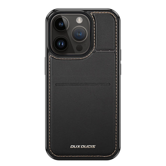 3in1 Wallet Case with Stand for iPhone 13 Pro MagSafe RFID Blocker Dux Ducis Rafi Mag - Black_0