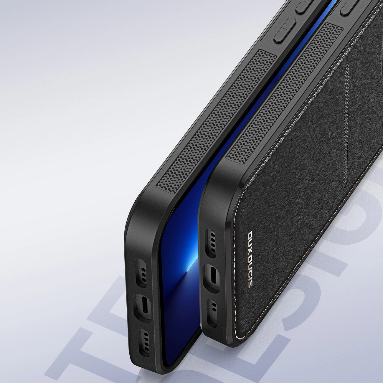 3in1 Wallet Case with Stand for iPhone 13 Pro MagSafe RFID Blocker Dux Ducis Rafi Mag - Black_11