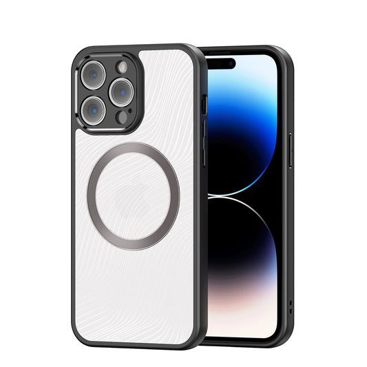 Armored case for iPhone 14 Pro compatible with MagSafe Dux Ducis Aimo Mag - black_0
