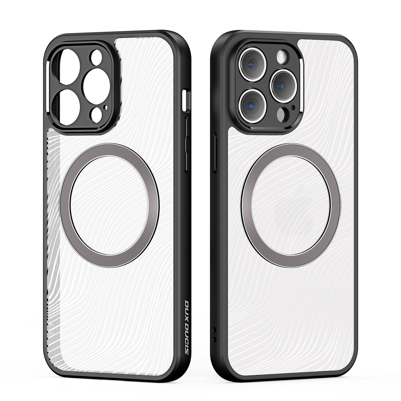 Armored case for iPhone 14 Pro compatible with MagSafe Dux Ducis Aimo Mag - black_1