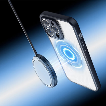 Armored case for iPhone 14 Pro compatible with MagSafe Dux Ducis Aimo Mag - black_3