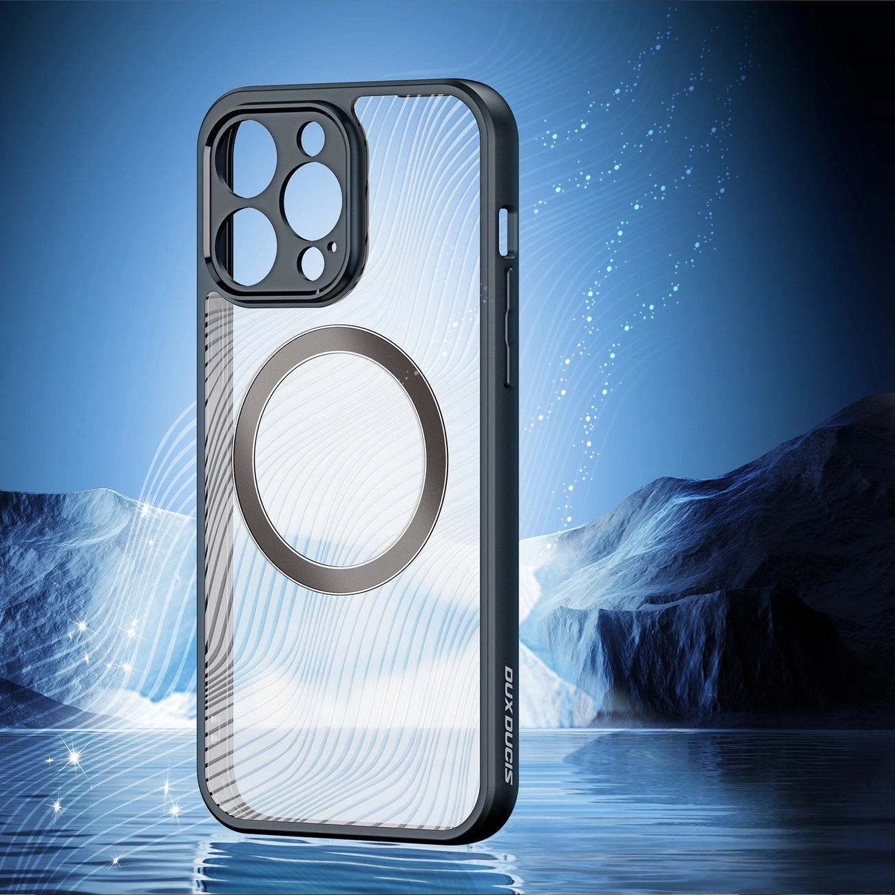 Armored case for iPhone 14 Pro compatible with MagSafe Dux Ducis Aimo Mag - black_5