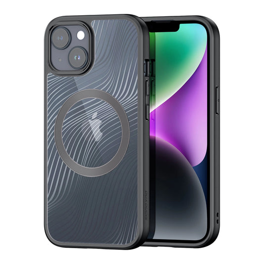 Armored case for iPhone 15 Plus with MagSafe Dux Ducis Aimo Mag - black_0