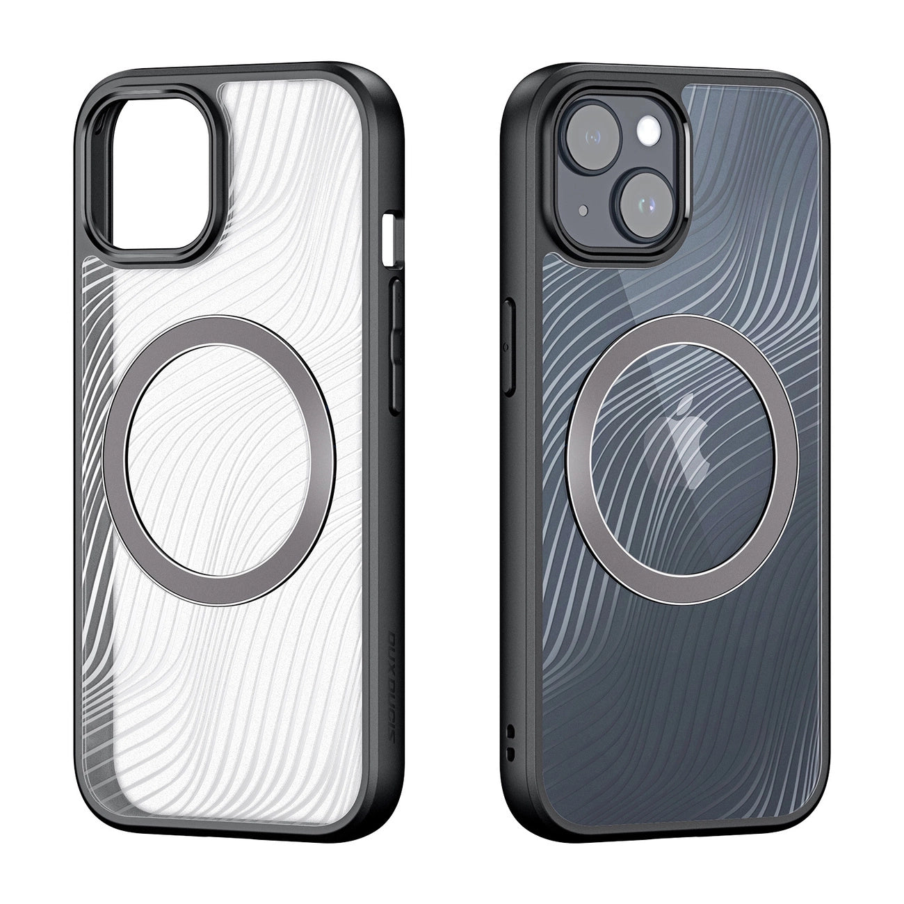 Armored case for iPhone 15 Plus with MagSafe Dux Ducis Aimo Mag - black_1