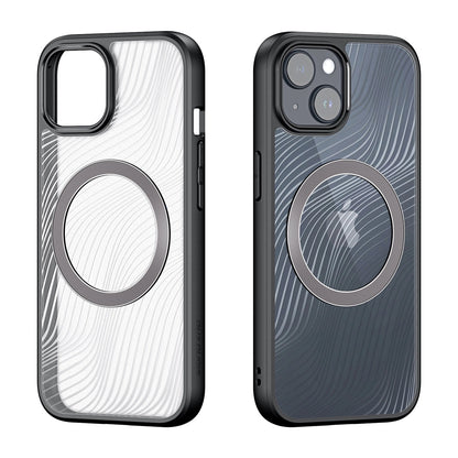Armored case for iPhone 15 Plus with MagSafe Dux Ducis Aimo Mag - black_1