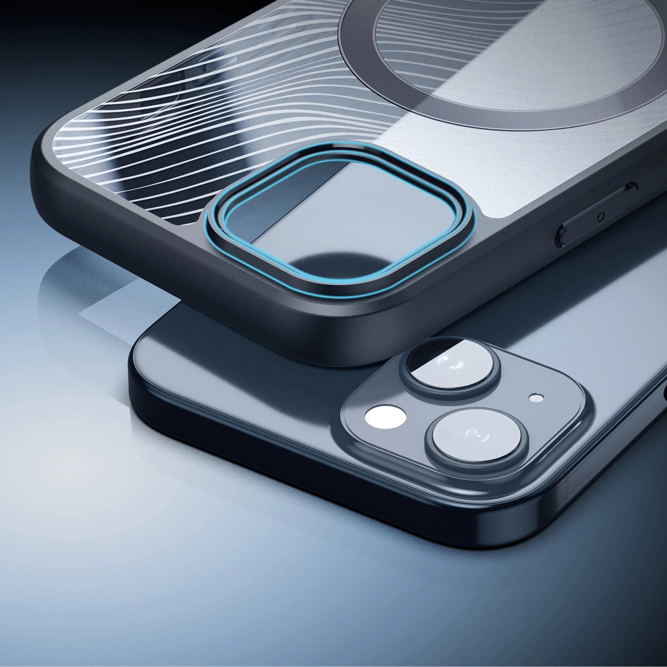 Armored case for iPhone 15 Plus with MagSafe Dux Ducis Aimo Mag - black_7