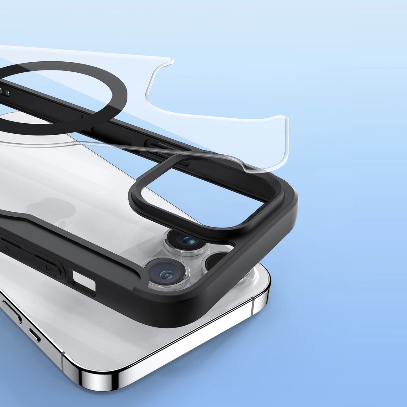 Dux Ducis Skin X Pro Magnetic Flip MagSafe Case iPhone 15 Pro Max - Black_11