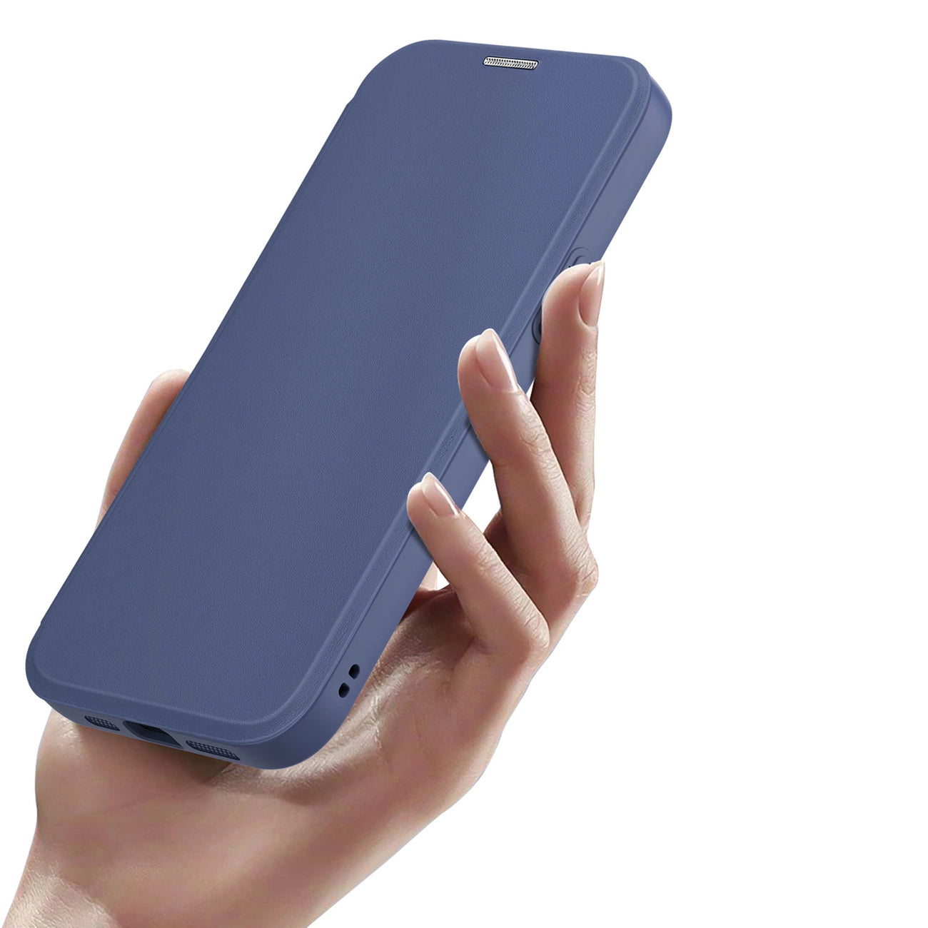 Dux Ducis Skin X Pro Magnetic Flip MagSafe Case iPhone 15 Plus - Blue_4