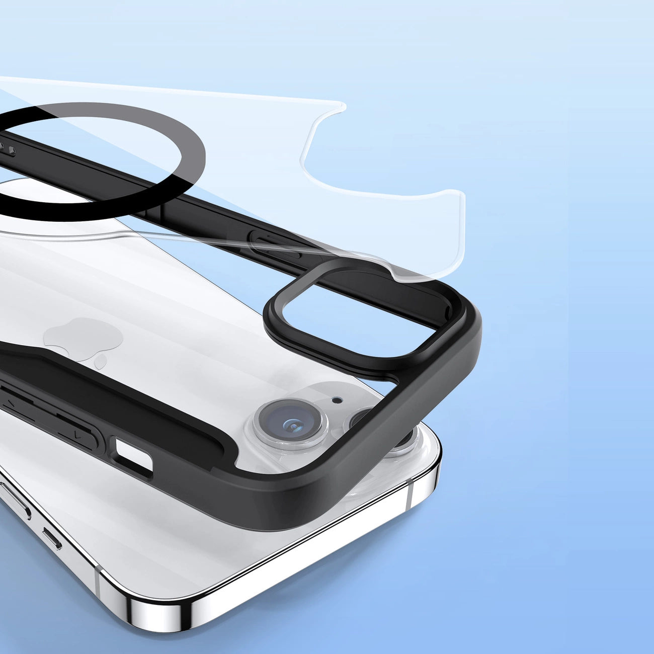 Dux Ducis Skin X Pro Magnetic Flip MagSafe Case iPhone 15 Plus - Black_11