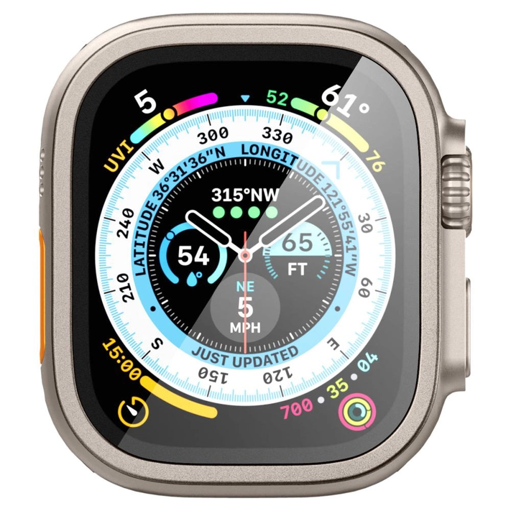 Spigen Glas.tR Slim Pro Tempered Glass for Apple Watch Ultra (49mm) - Beige_2