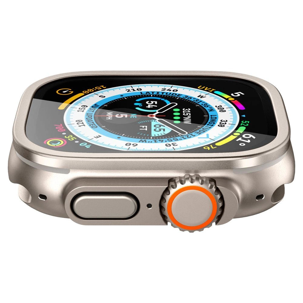 Spigen Glas.tR Slim Pro Tempered Glass for Apple Watch Ultra (49mm) - Beige_7