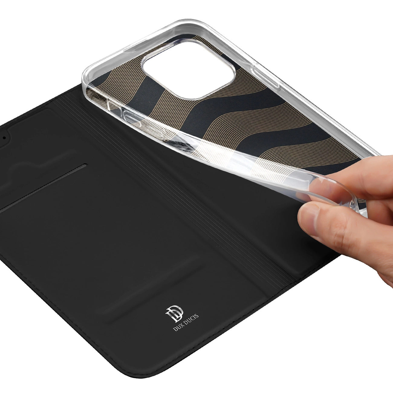 Dux Ducis Skin Pro Wallet Case for iPhone 15 Pro Max - Black_6