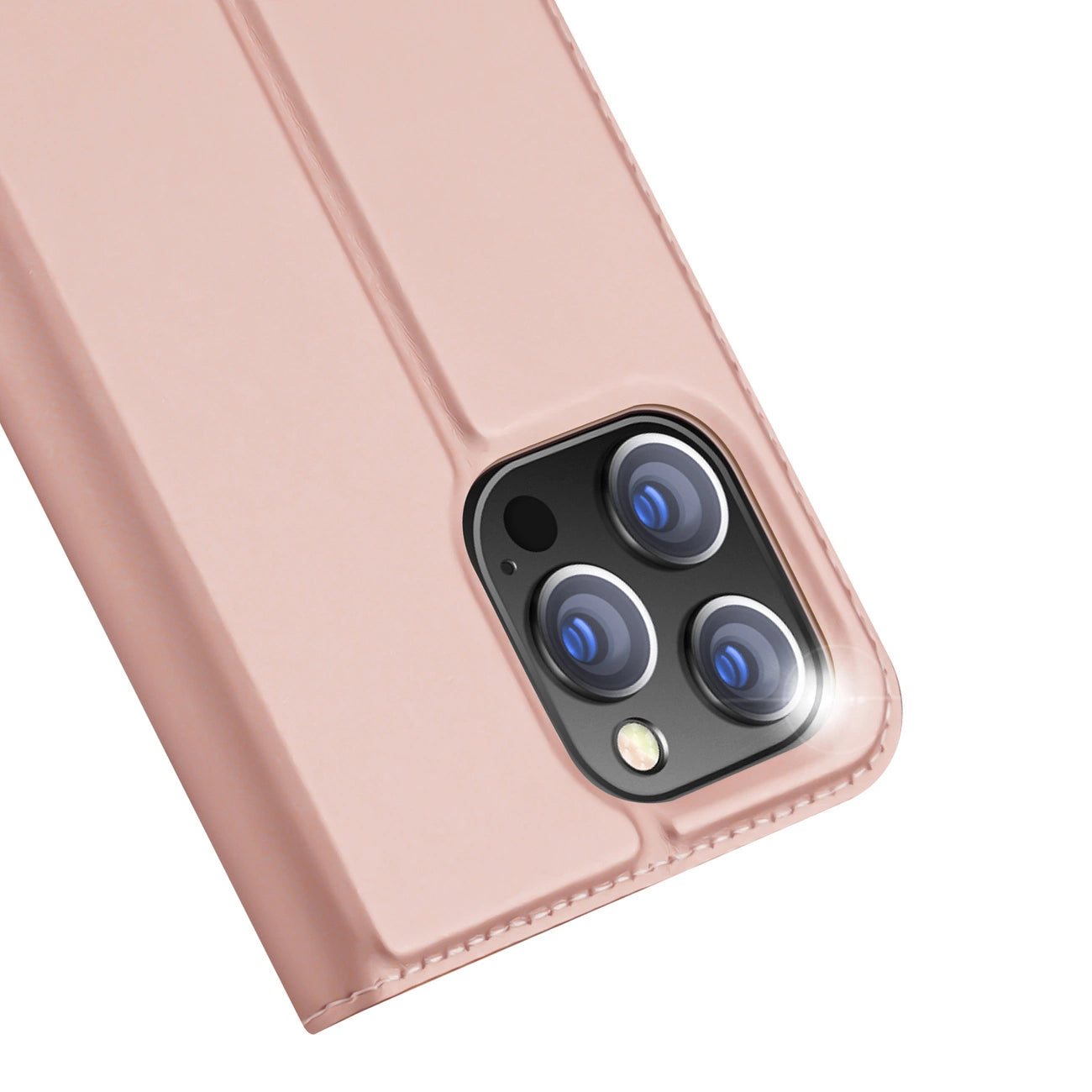 Dux Ducis Skin Pro Wallet Case for iPhone 15 Pro - Pink_2