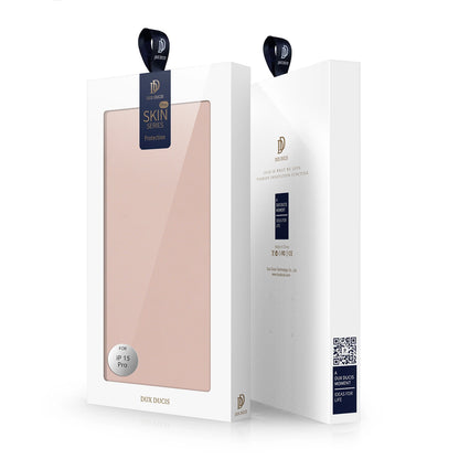 Dux Ducis Skin Pro Wallet Case for iPhone 15 Pro - Pink_9