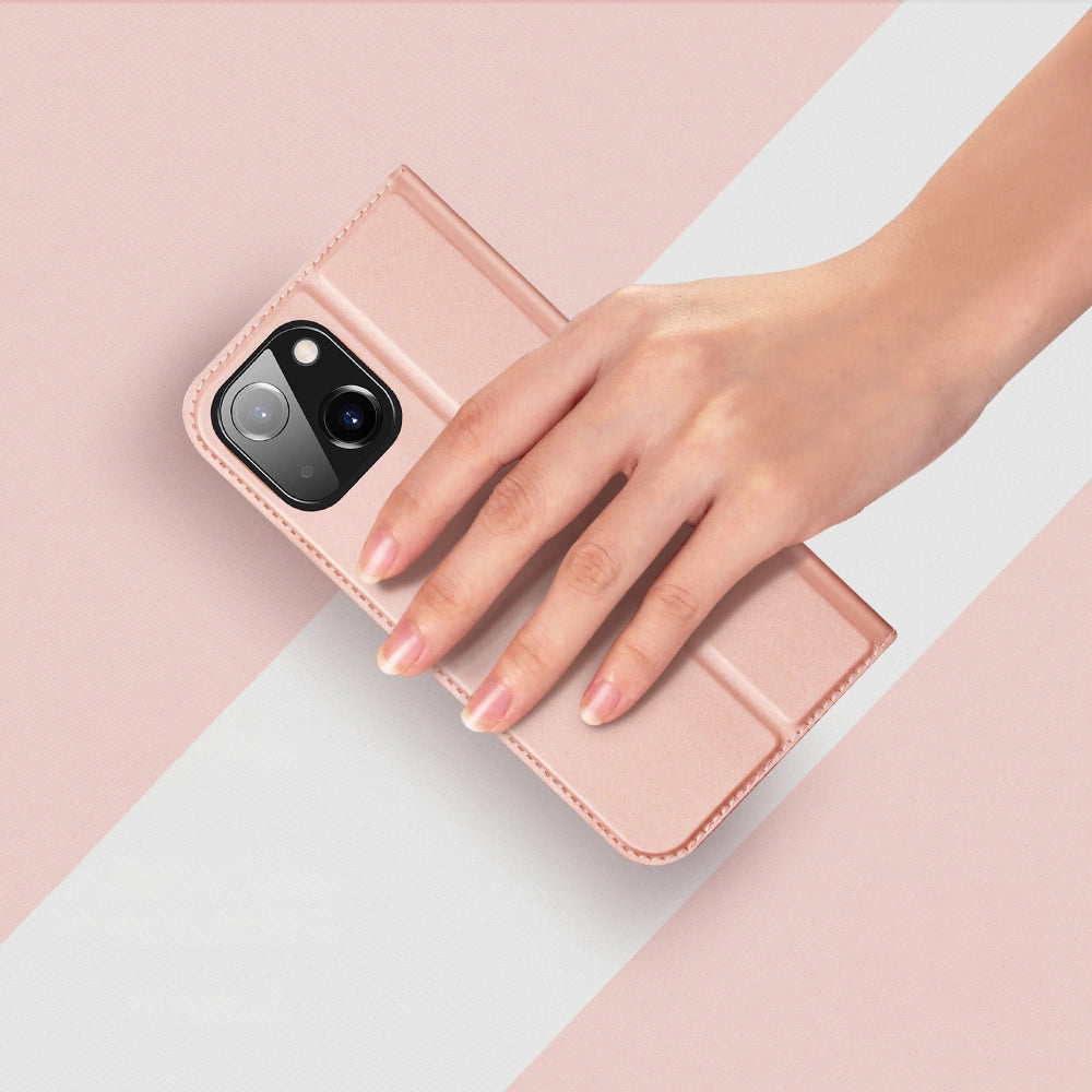 Dux Ducis Skin Pro Wallet Case for iPhone 15 Plus - Pink_12