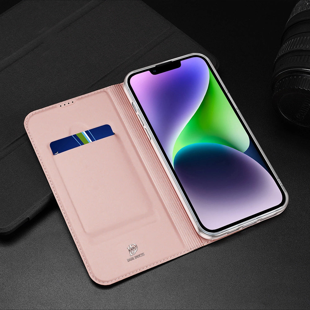Dux Ducis Skin Pro Wallet Case for iPhone 15 Plus - Pink_15