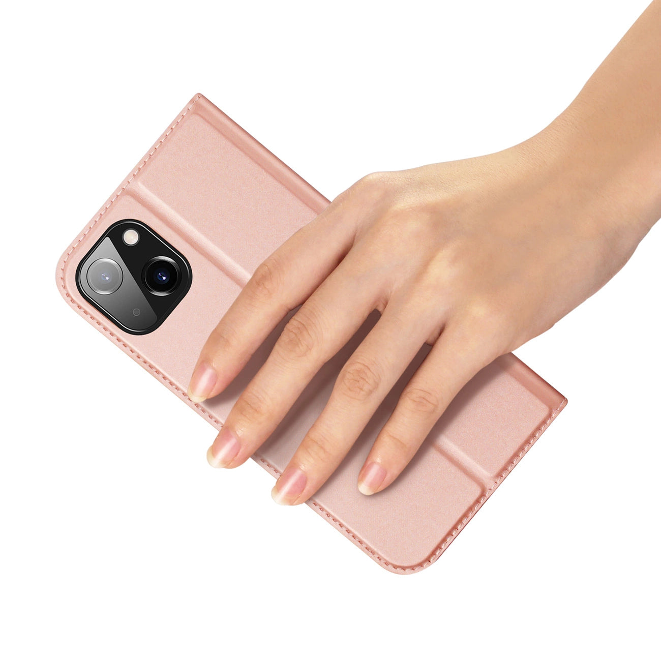 Dux Ducis Skin Pro Wallet Case for iPhone 15 Plus - Pink_5