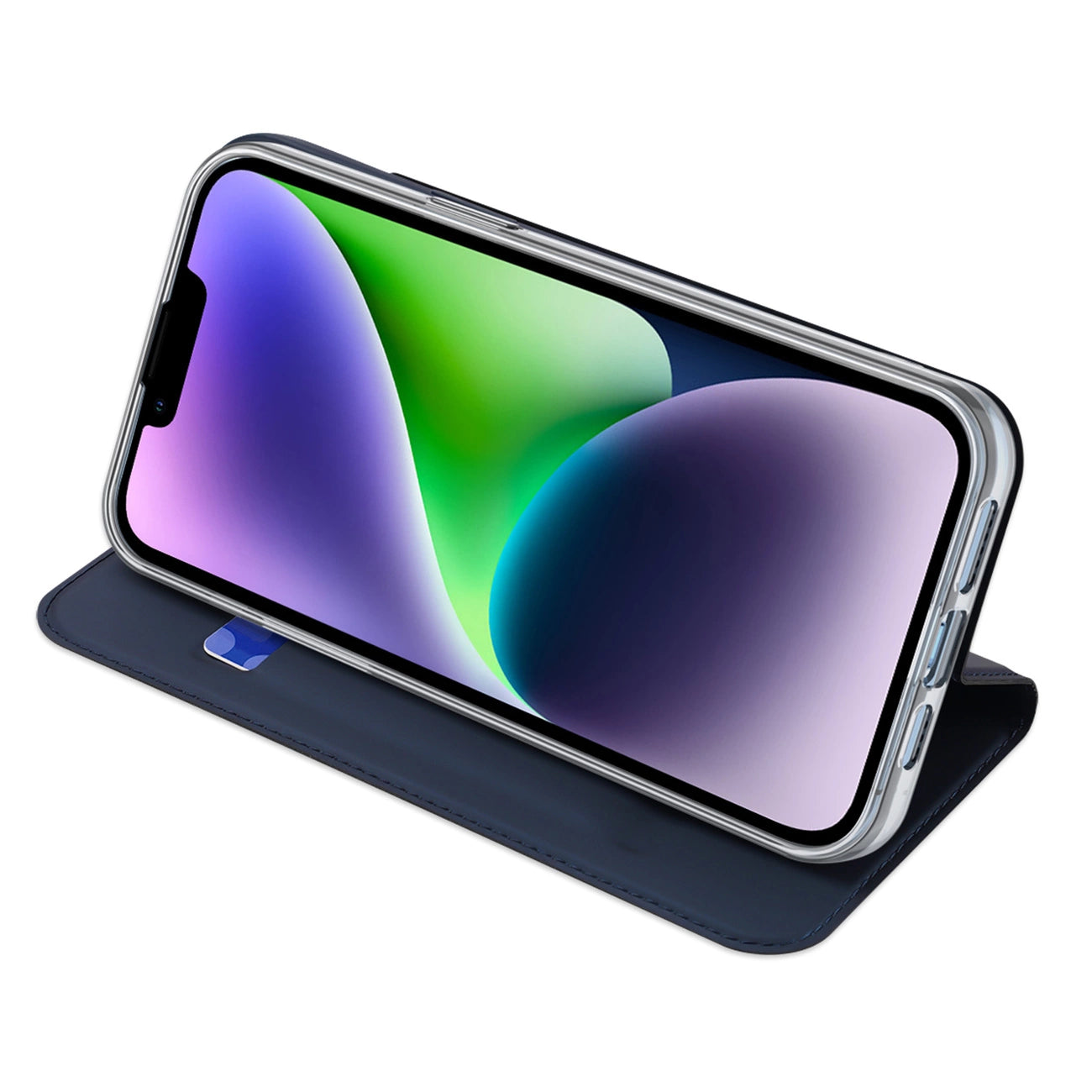 Dux Ducis Skin Pro Wallet Case for iPhone 15 Plus - Blue_4