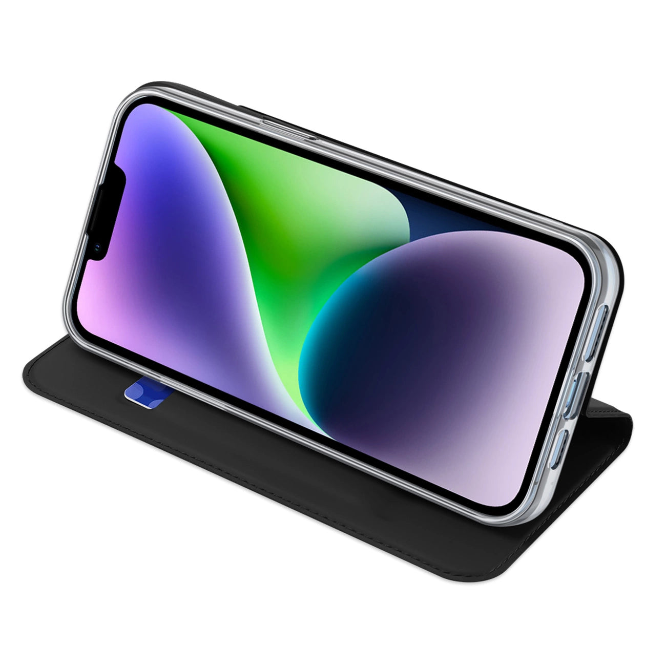 Dux Ducis Skin Pro Wallet Case for iPhone 15 Plus - Black_4