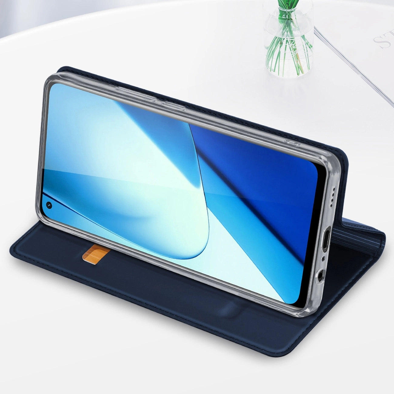Dux Ducis Skin Pro Case Realme 11 Flip Card Wallet Stand Black_14