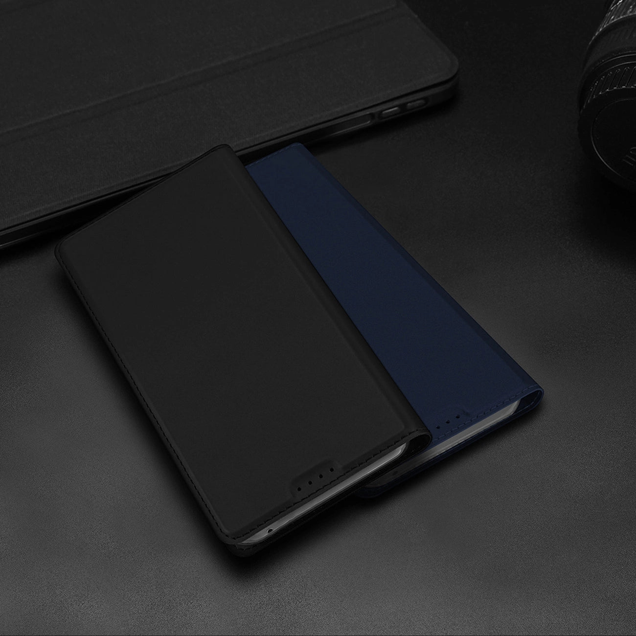 Dux Ducis Skin Pro Case Realme 11 Flip Card Wallet Stand Black_16