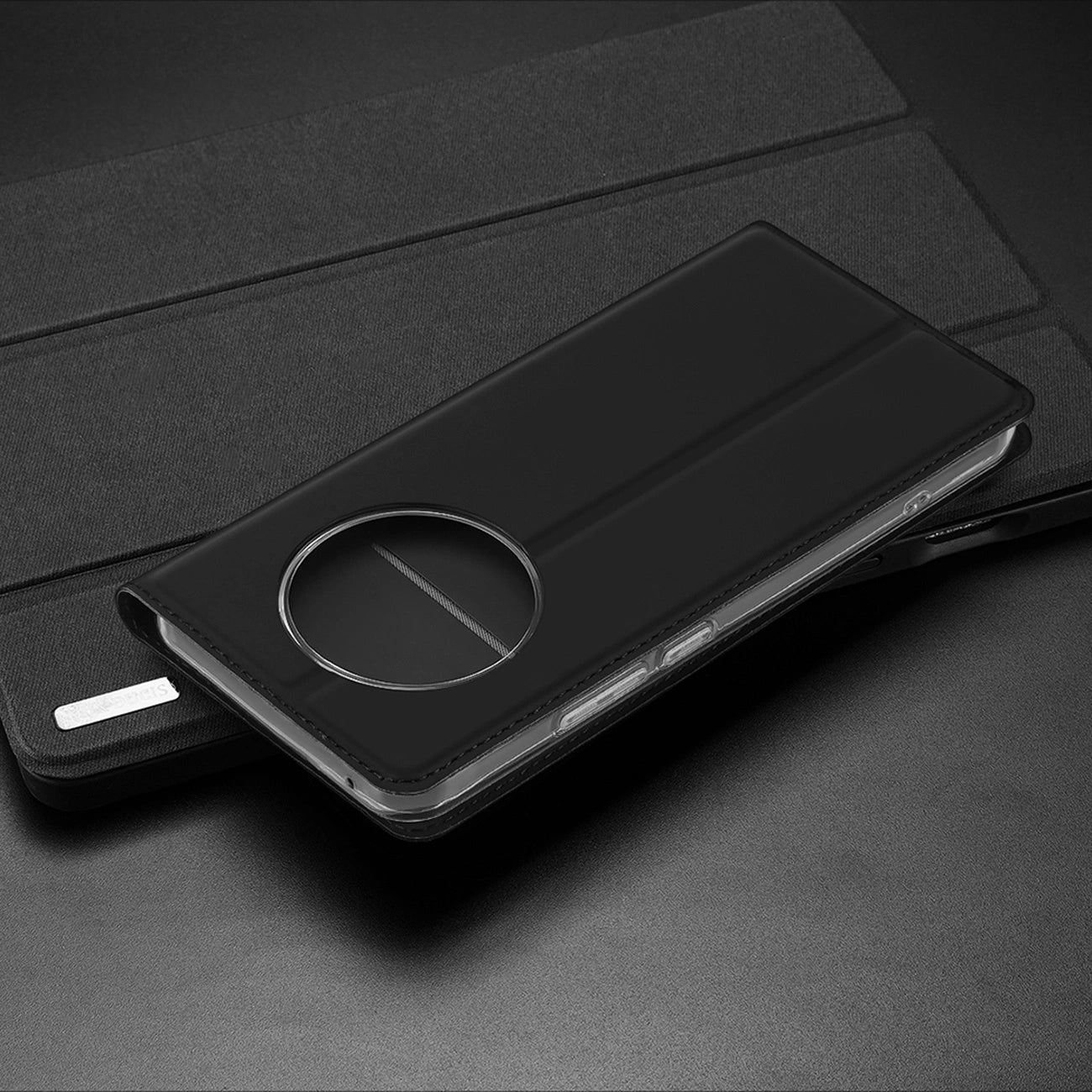 Dux Ducis Skin Pro Case Realme 11 Flip Card Wallet Stand Black_17