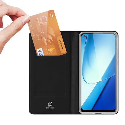 Dux Ducis Skin Pro Case Realme 11 Flip Card Wallet Stand Black_1