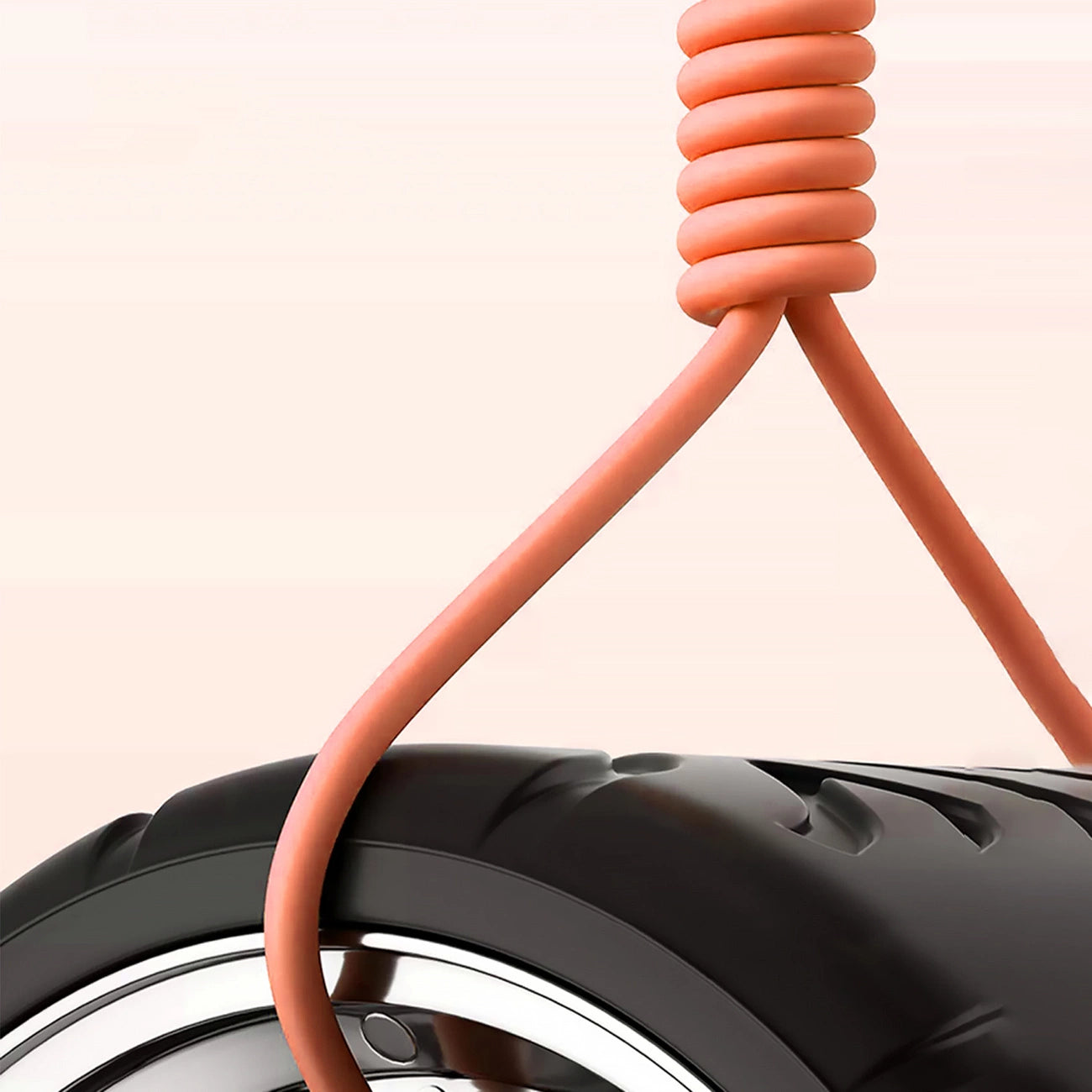 Dudao L24AL USB-A - Lightning angled cable with 180° rotation 30W 1m - orange_6