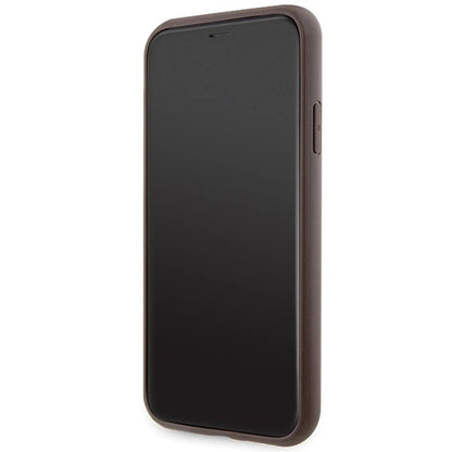 Guess GUHCN61P4SNW iPhone 11 / Xr brown/brown hardcase 4G Stripe_4