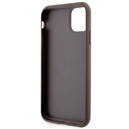 Guess GUHCN61P4SNW iPhone 11 / Xr brown/brown hardcase 4G Stripe_6