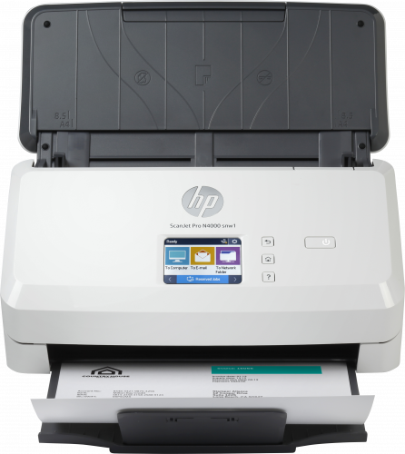 HP Scanjet Pro N4000 snw1 EscÃ¡ner alimentado con hojas 600 x 600 DPI A4 Negro, Blanco_0