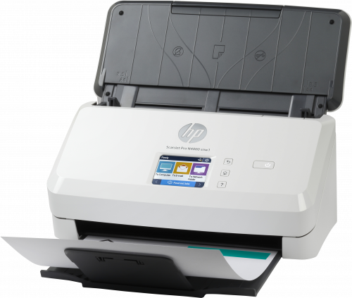 HP Scanjet Pro N4000 snw1 EscÃ¡ner alimentado con hojas 600 x 600 DPI A4 Negro, Blanco_1