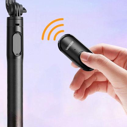 Selfie stick / telescopic pole with stand and Bluetooth remote control 1.5m Ugreen LP586 - black_5