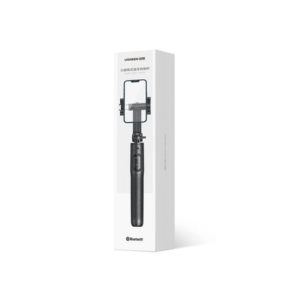 Selfie stick / telescopic pole with stand and Bluetooth remote control 1.5m Ugreen LP586 - black_4