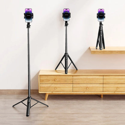 Selfie stick / telescopic pole with stand and Bluetooth remote control 1.5m Ugreen LP586 - black_3