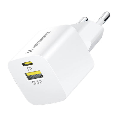 Wozinsky WWCEAC GaN USB-A USB-C 33W wall charger - white_0