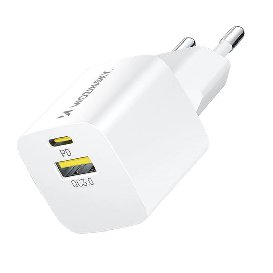 Wozinsky WWCEAC GaN USB-A USB-C 33W wall charger - white_0