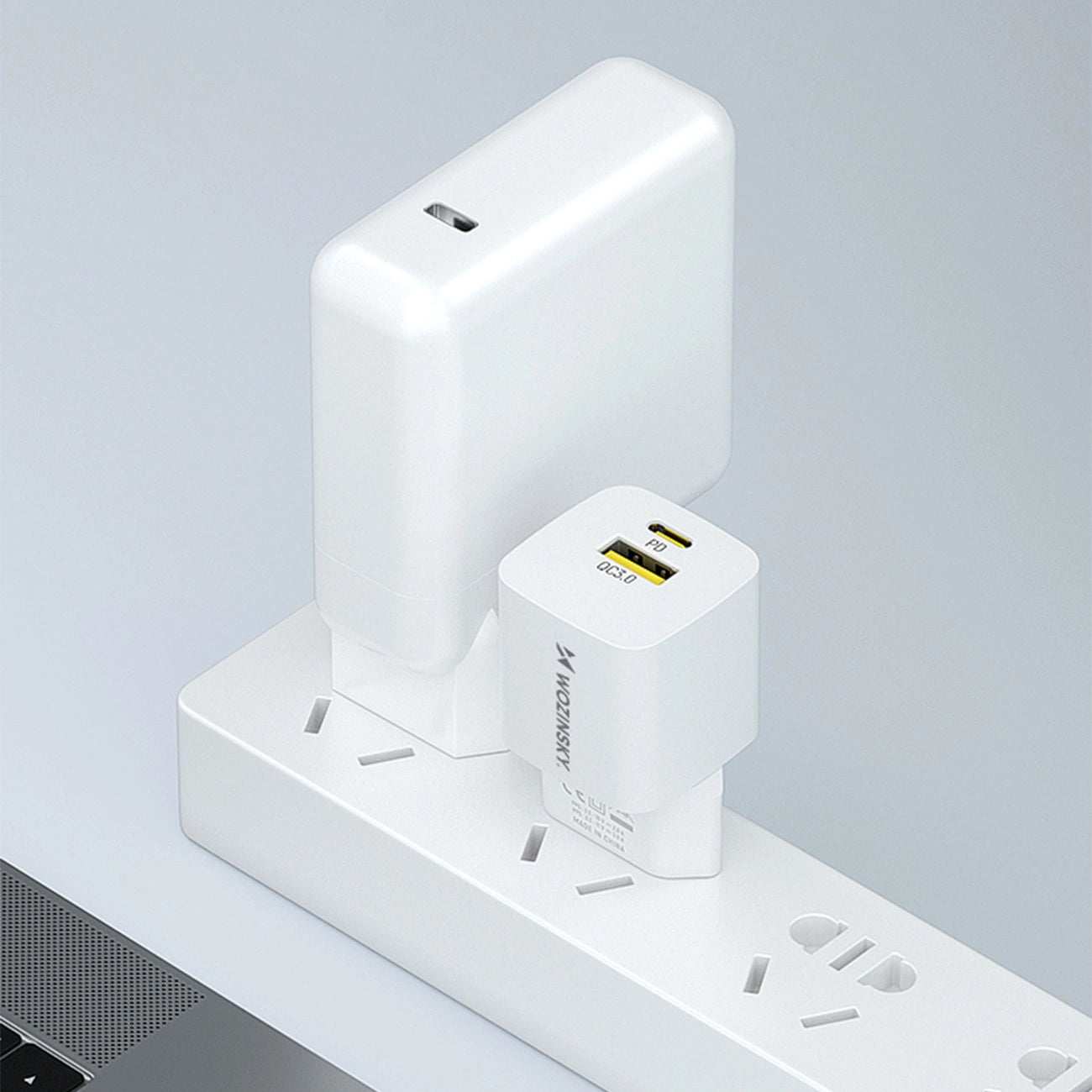Wozinsky WWCEAC GaN USB-A USB-C 33W wall charger - white_12