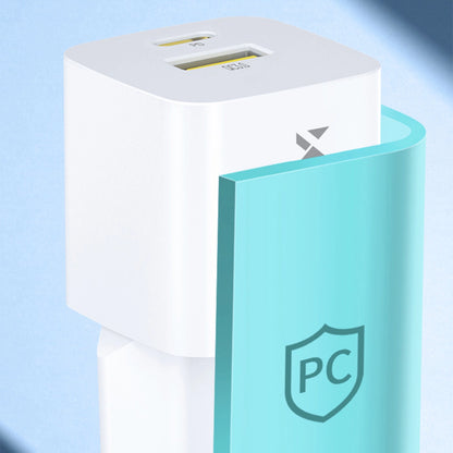 Wozinsky WWCEAC GaN USB-A USB-C 33W wall charger - white_13
