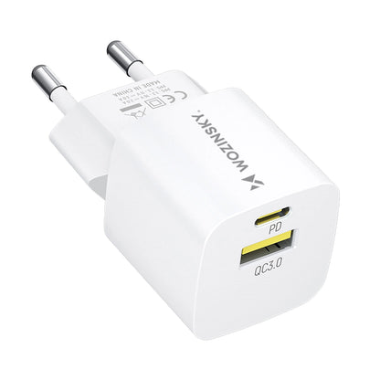 Wozinsky WWCEAC GaN USB-A USB-C 33W wall charger - white_4