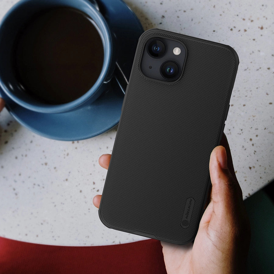 Nillkin Super Frosted Shield Pro reinforced case for iPhone 15 Pro - black_13