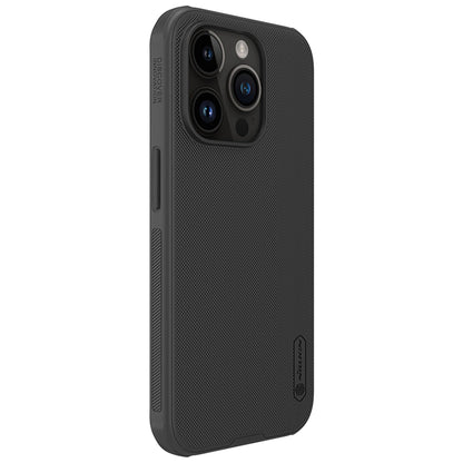 Nillkin Super Frosted Shield Pro reinforced case for iPhone 15 Pro - black_4