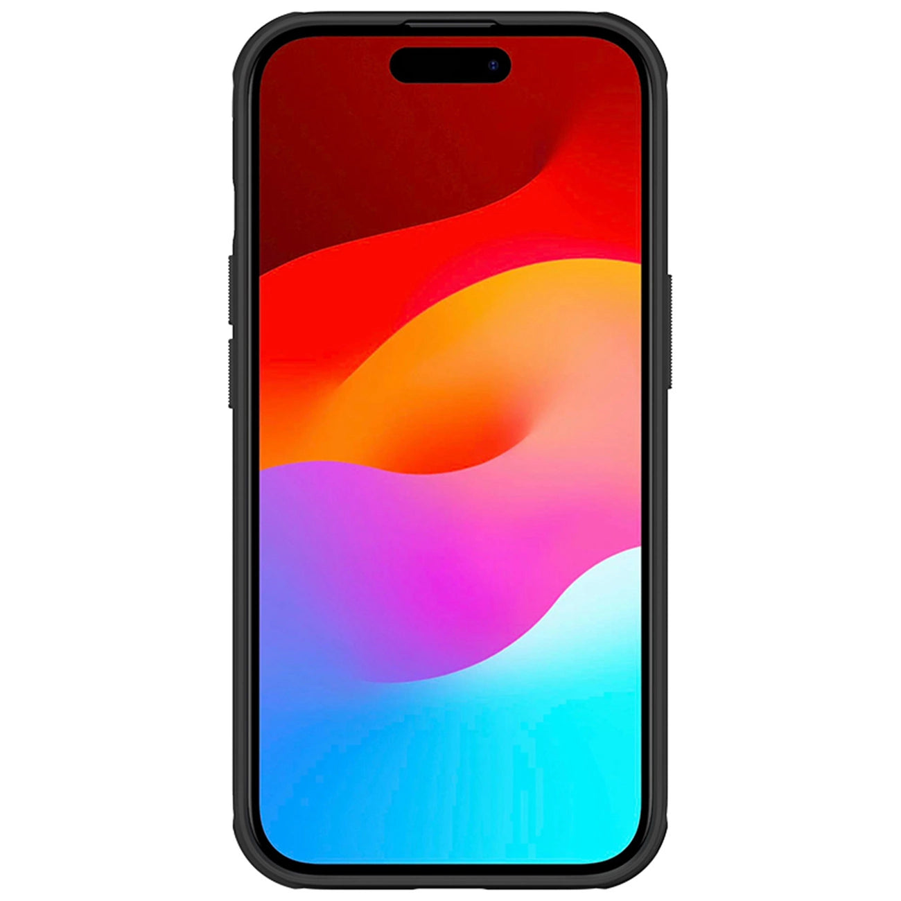 Nillkin Super Frosted Shield Pro reinforced case for iPhone 15 - black_1