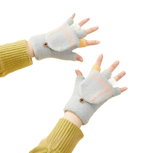 Women's/children's winter phone gloves - gray_0