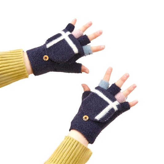 Women's/children's winter phone gloves - black_0