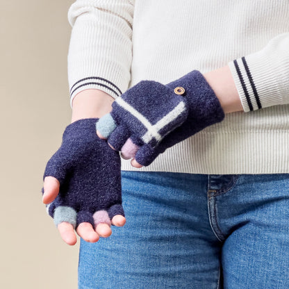 Women's/children's winter phone gloves - black_3